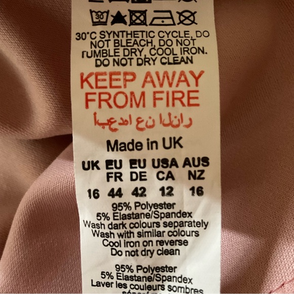 Boohoo Plus Angel Asymmetric Dress Size AU 16 $18 💗 - Picture 8 of 9